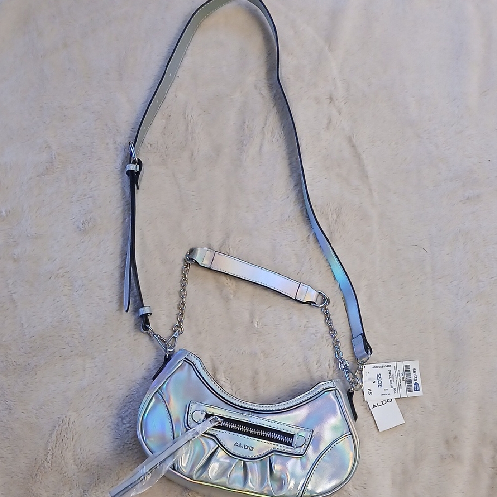 Aldo Iridescent Holographic Crossbody Bag